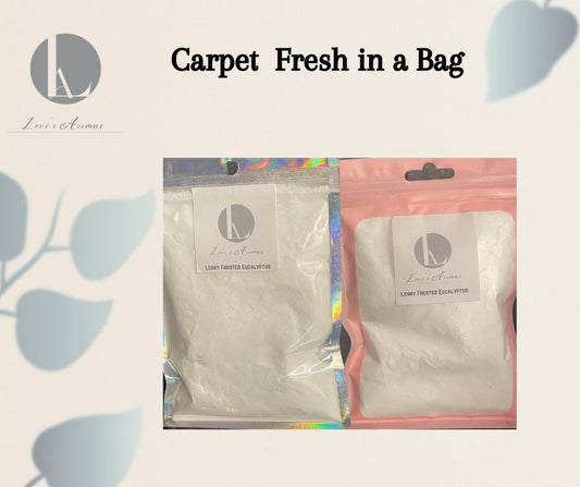 Hand crafted carpet fresh in a bag