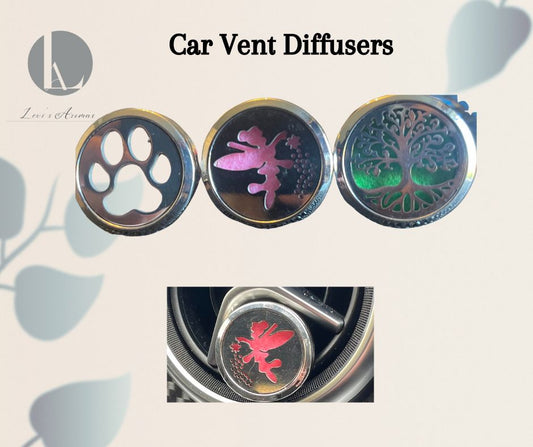 Car diffuser including scented discs