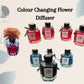 Luxury hand crafted colour-changing flower home diffuser